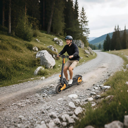 Monopattino Elettrico RUITOO M4MAX 55 KM/H con Doppio Ammortizzatore, Pieghevole, Autonomia 55KM, Pneumatici da 10 Pollici