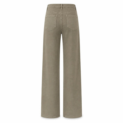 High Waist Wide Leg woman Jeans Vintage Wash large trousers Casual Five Pocket Fashion Smooth Fit For Daily Outfit Urban Look FX1338-3