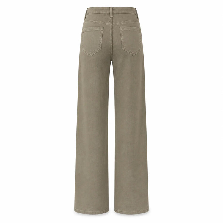 High Waist Wide Leg woman Jeans Vintage Wash large trousers Casual Five Pocket Fashion Smooth Fit For Daily Outfit Urban Look FX1338-3