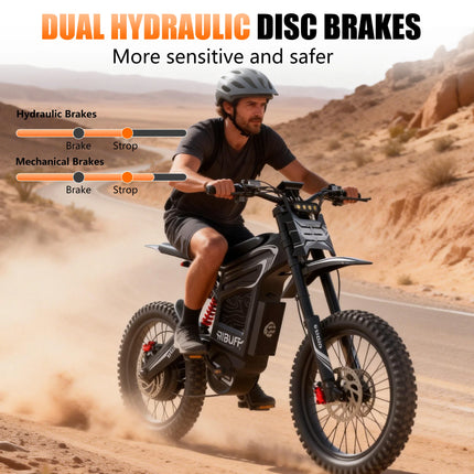 Nuova E-Bike Fuoristrada EU GT600, 85 km/h di velocità massima, motore brushless da 7.500 W, batteria al litio 72V 30Ah, moto elettrica per adulti, autonomia massima 85 km/h