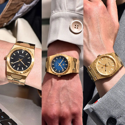 PAGANI DESIGN 2026 Nuovo Orologio al Quarzo Sottile da Uomo 7MM VJ21 37MM Zaffiro Acciaio Inossidabile Impermeabile 10Bar Luminoso C3 Reloj Hombre