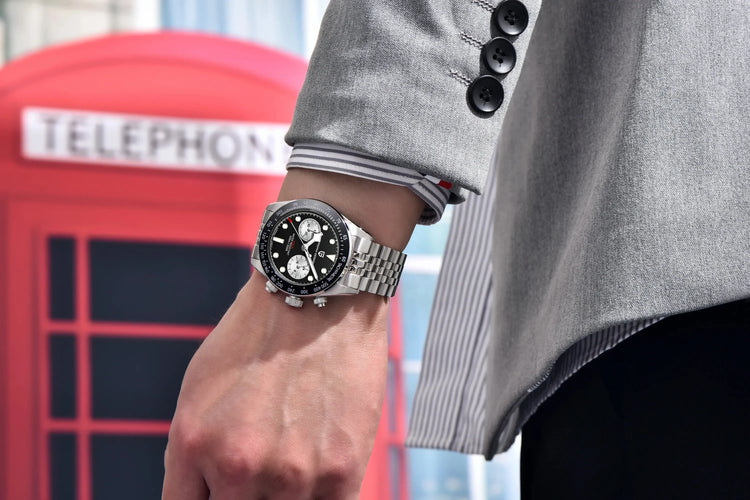 PAGANI DESIGN Nuovo orologio da uomo Panda, orologio sportivo cronografo al quarzo di lusso, vetro zaffiro AR, luminoso, impermeabile, consegna locale UE