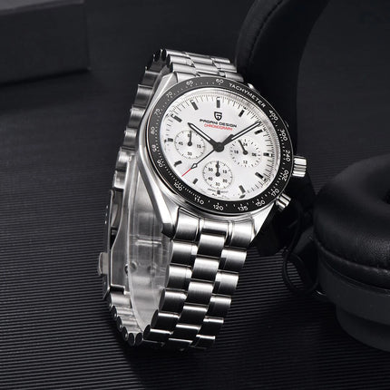 PAGANI DESIGN Nuovo PD1701 Orologio da Uomo di Lusso al Quarzo Cronografo Sportivo con Vetro Zaffiro Impermeabile Spedizione Locale