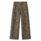 High Waist Wide Leg Jeans woman Leopard printing Denim Vintage Loose Comfortable Fashion Look For City Party Daily Outings FX5319-1