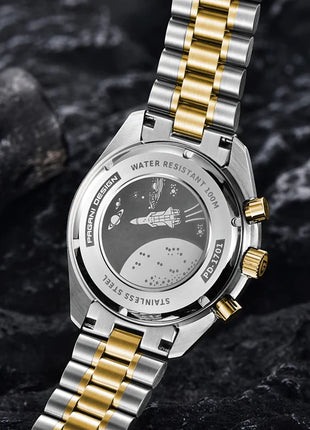PAGANI DESIGN Nuovi orologi da uomo, orologio al quarzo di lusso, cronografo di precisione, vetro zaffiro AR, resistente all'acqua fino a 100M, orologio business 2026, spedizione locale UE