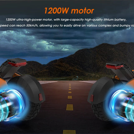 Monopattino Elettrico Kukirin G3 per Adulti, Motore da 1200W di Potenza, Batteria 52V18.2Ah, Velocità 50 km/h, Autonomia 63 km, Monopattino Elettrico Pieghevole da 10 Pollici per Fuoristrada platinumshop