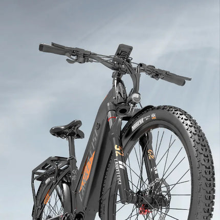 Bicicletta Elettrica LANKELEISI MX600 Pro, Motore 500W, Batteria 48V 20Ah, Autonomia 150KM, Pneumatici 27.5x2.4 Pollici, E-bike per Adulti