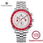 PAGANI DESIGN Moon ST6 Orologio Automatico di Lusso da Uomo, Orologio Business da Uomo, Orologio Meccanico, Luminoso, Vetro Zaffiro, Cinturino in Nylon, Consegna Locale UE 2026