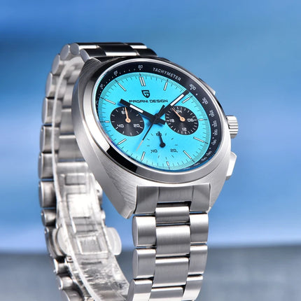 Orologio da Uomo Retrò PAGANI DESIGN 2026 Nuova Collezione, Cronografo al Quarzo, Vetro Zaffiro Giapponese VK63, Spedizione Locale