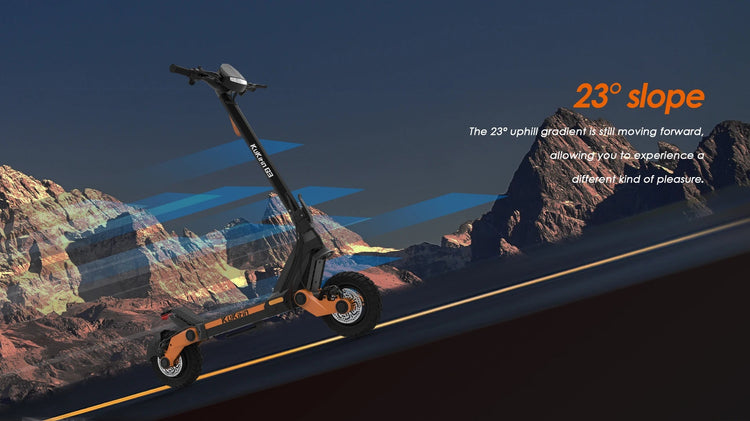 Monopattino Elettrico Kukirin G3 per Adulti, Motore da 1200W di Potenza, Batteria 52V18.2Ah, Velocità 50 km/h, Autonomia 63 km, Monopattino Elettrico Pieghevole da 10 Pollici per Fuoristrada platinumshop