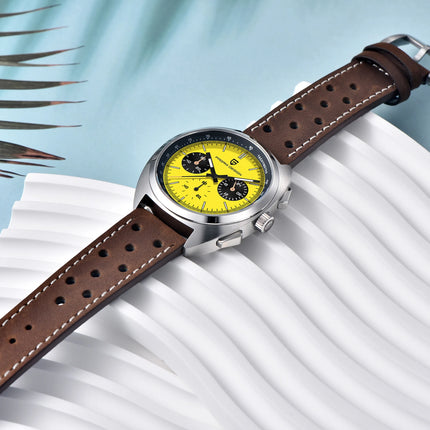 Orologio da Uomo Retrò PAGANI DESIGN 2026 Nuova Collezione, Cronografo al Quarzo, Vetro Zaffiro Giapponese VK63, Spedizione Locale