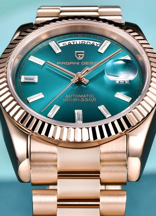 Nuovo orologio da uomo DESIGN PAGANI, orologio automatico di lusso per uomo, orologio meccanico da uomo, vetro zaffiro AR con data, consegna locale UE