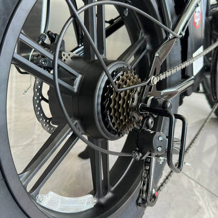 DEEPOWER G23 Bici Elettrica Pieghevole per Adulti, Motore ad Alta Coppia 90N·m, Batteria LG 48V 35Ah, Freni a Disco Meccanici, Pneumatici Fat 20×4.0, E-Bike Fuoristrada a Lunga Autonomia