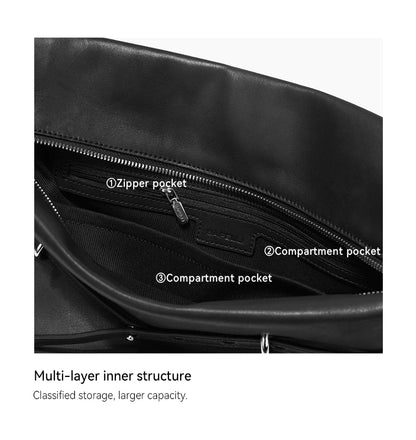 BAFELLI Borsa tote sotto le ascelle - Borsa da viaggio morbida in pelle ispirata a tracolla da donna Borsa a tracolla leggera dal design compatto