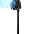 Ventilatore da pavimento con circolatore d'aria regolabile in altezza MIDEA PELONIS, 5 pale, 75 °   verticale e a 90 gradi °   Ventilatore orizzontale girevole 4-in-1 da tavolo e da pavimento con base robusta per soggiorno,