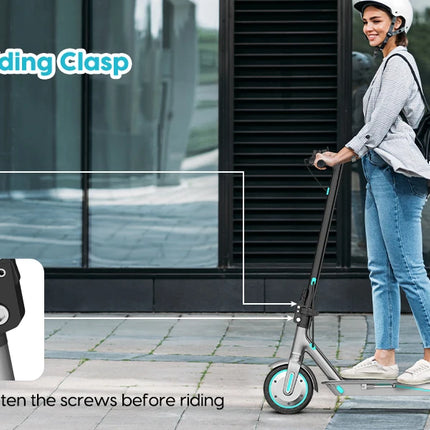 HiQiS V8 E-Scooter 350W Motore 36V 10.5Ah 30KMH Velocità 30KM Lungo Raggio 8.5 pollici A Nido D'ape Pneumatico Pieghevole Scooter Elettrico Per Adulti