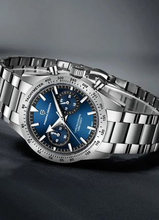 Nuovo orologio da uomo DESIGN PAGANI, stile retrò con lancetta larga, orologio al quarzo di lusso da uomo, cronografo sportivo veloce, movimento VK64, vetro zaffiro AR, consegna locale