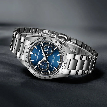 Nuovo orologio da uomo DESIGN PAGANI, stile retrò con lancetta larga, orologio al quarzo di lusso da uomo, cronografo sportivo veloce, movimento VK64, vetro zaffiro AR, consegna locale