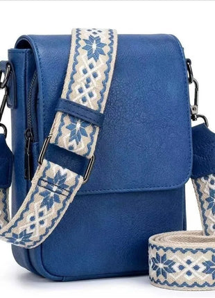 Borsa a tracolla da donna alla moda, design multitasche, tracolla regolabile, mini borsa a spalla
