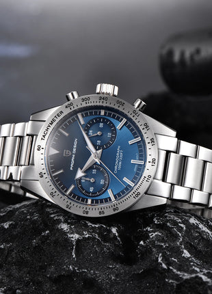 Nuovo orologio da uomo DESIGN PAGANI, stile retrò con lancetta larga, orologio al quarzo di lusso da uomo, cronografo sportivo veloce, movimento VK64, vetro zaffiro AR, consegna locale