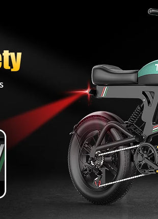 Bicicletta Elettrica T20 con Batterie agli Ioni di Litio ad Alta Capacità 48V20Ah, Bici Elettrica per Adulti con Pneumatici All-Terrain 20'X4.0', Mountain Bike Elettrica per Adulti