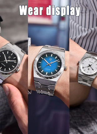PAGANI DESIGN 2026 Nuovo Orologio al Quarzo Sottile da Uomo 7MM VJ21 37MM Zaffiro Acciaio Inossidabile Impermeabile 10Bar Luminoso C3 Reloj Hombre