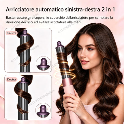 SenCiciMen 6 in 1 Air Styler Negative Ion Hair Dryer For Auto CurlingHair Styling Tools For Fast Drying,Curling,Volumizing & Smooth Best Gift for Women