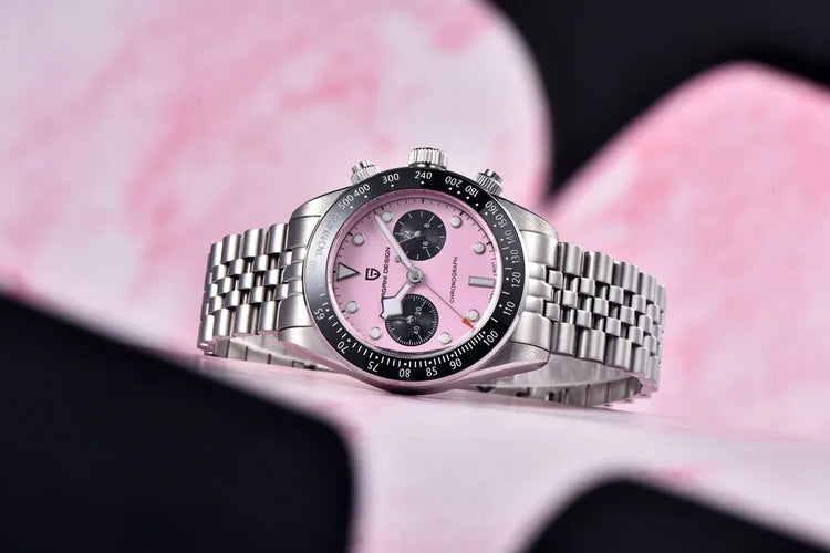 PAGANI DESIGN Nuovo orologio da uomo Panda, orologio sportivo cronografo al quarzo di lusso, vetro zaffiro AR, luminoso, impermeabile, consegna locale UE
