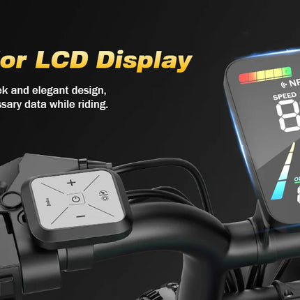 Bicicletta elettrica da fuoristrada con motore brushless da 1800W, mountain bike, snowbike, completamente adatta per la guida su tutti i tipi di strada, bicicletta elettrica per adulti