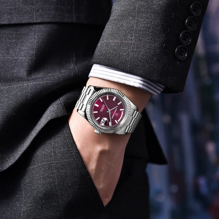 PAGANI DESIGN 2026 Nuovo orologio automatico di lusso DD40 da uomo, orologio da polso meccanico da uomo, acciaio inossidabile, impermeabile, vetri in zaffiro AR, spedizione locale