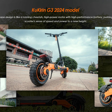 Monopattino Elettrico Kukirin G3 per Adulti, Motore da 1200W di Potenza, Batteria 52V18.2Ah, Velocità 50 km/h, Autonomia 63 km, Monopattino Elettrico Pieghevole da 10 Pollici per Fuoristrada platinumshop