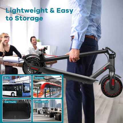 2026 Aggiorna AOVOPRO TX01 Smart APP Scooter elettrico 350W/500W Motore potente 36V25-45KM Gamma Adulti EScooter con doppio freno