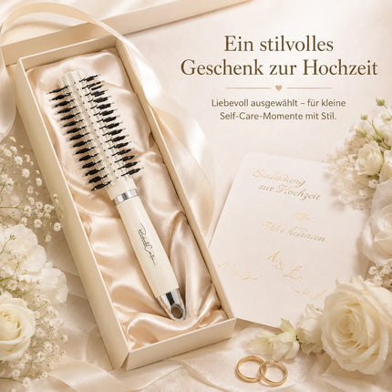 Hair Comb Curls brush Round brush for WOMEN'S (Massage brush with Rounded Pins, Styling brush for Curls, Waves & Smooth)