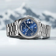 Orologi da uomo Gaphani DESIGN Blu, Orologio automatico di lusso da uomo, Vetro Zaffiro AR, Orologio Meccanico, Consegna da Magazzino Europeo