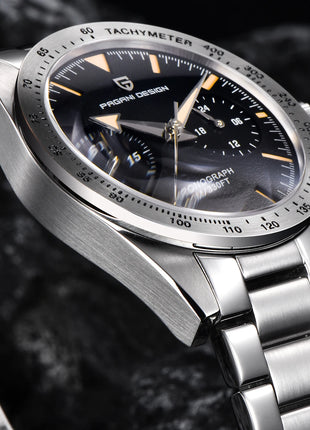 Nuovo Orologio da Uomo PAGANI DESIGN 2026, Orologio al Quarzo da Pilota, Cronografo Sportivo in Acciaio Inossidabile, Spedizione Locale