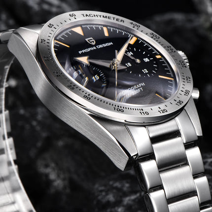 Nuovo Orologio da Uomo PAGANI DESIGN 2026, Orologio al Quarzo da Pilota, Cronografo Sportivo in Acciaio Inossidabile, Spedizione Locale