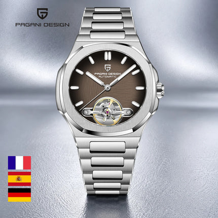 Nuovi Orologi da Uomo 2026 PAGANI DESIGN Tourbillon Orologi di Lusso Automatici da Uomo Meccanici con Vetro Zaffiro AR Impermeabili Luminosi Regalo Spedizione Locale