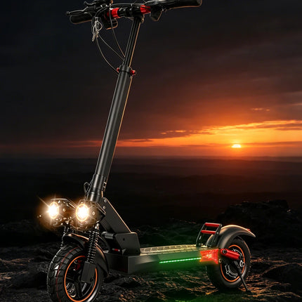 Monopattino Elettrico Mankeel MX-14 800W 15AH con Pneumatici Fuoristrada da 10 Pollici, Velocità Massima 45KM/H, Autonomia 30-40KM, Doppio Ammortizzatore, Pieghevole