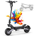 Monopattino Elettrico Pieghevole per Adulti OOTD T10, Motore Max 900W e Batteria 18Ah, Autonomia 45-60km, Ruote All-Terrain da 11 Pollici platinumshop