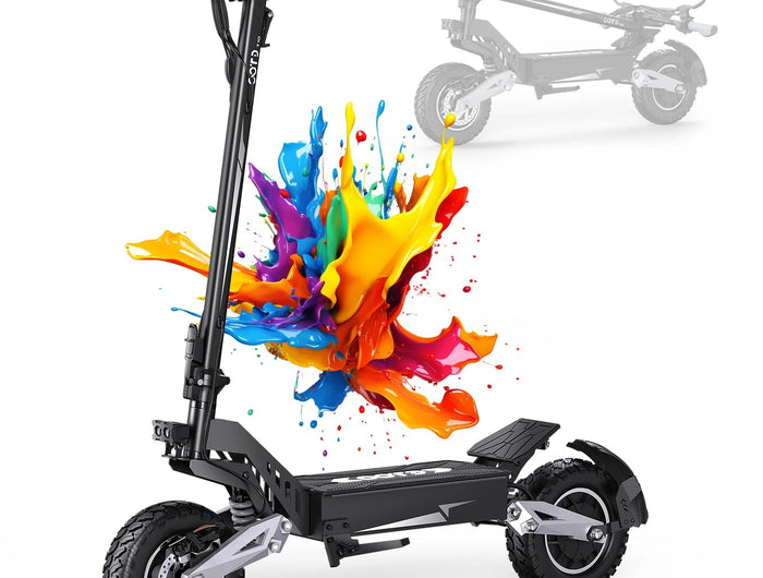 Monopattino Elettrico Pieghevole per Adulti OOTD T10, Motore Max 900W e Batteria 18Ah, Autonomia 45-60km, Ruote All-Terrain da 11 Pollici platinumshop