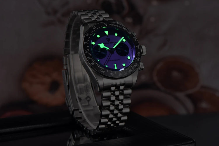 Nuovo Orologio da Uomo PAGANI DESIGN Panda 2026, Marca di Lusso, Orologio al Quarzo, Cronografo Sportivo, Ghiera in Ceramica, Vetro Zaffiro AR, Luminoso, Impermeabile, in Acciaio Inossidabile