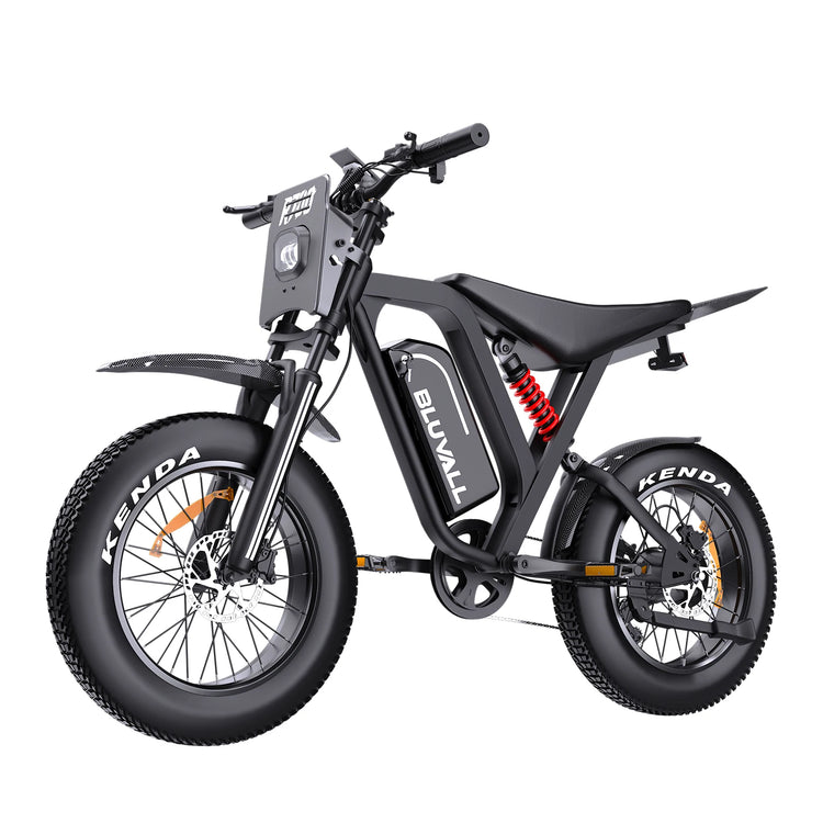 Bicicletta Elettrica DEEPOWER 1500W R700 con Batteria Rimovibile 48V 25Ah, Autonomia Massima 70KM, Pneumatici Larghi 20*4.0, Freni Idraulici, Ammortizzatori Idraulici, Pannello Strumenti LCD Smart, Bici Elettrica per Tutti i