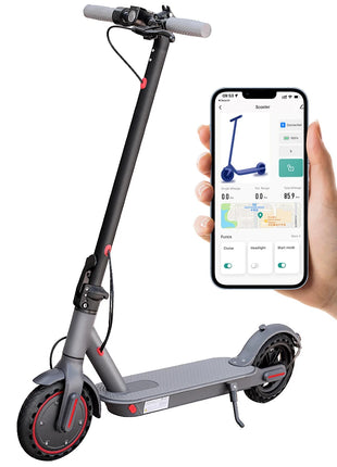Monopattino Elettrico 350W con App, Doppio Sistema Frenante, Autonomia Fino a 30 km, Velocità Massima 30 km/h, Batteria 36V 10.5Ah - Ideale per il Pendolarismo (Disponibile in Magazzino UE)