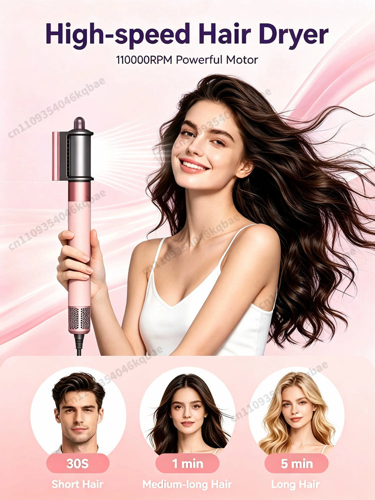 SenCiciMen 6 in 1 Air Styler Negative Ion Hair Dryer For Auto CurlingHair Styling Tools For Fast Drying,Curling,Volumizing & Smooth Best Gift for Women