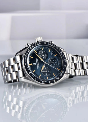 PAGANI DESIGN Nuovi orologi da uomo, orologio al quarzo di lusso, cronografo di precisione, vetro zaffiro AR, resistente all'acqua fino a 100M, orologio business 2026, spedizione locale UE