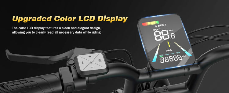 Bicicletta Elettrica T20 con Batterie agli Ioni di Litio ad Alta Capacità 48V20Ah, Bici Elettrica per Adulti con Pneumatici All-Terrain 20'X4.0', Mountain Bike Elettrica per Adulti