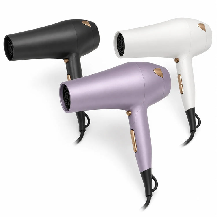 Professional Foldable Travel Hair Dryer 2000W, 3 Temperature and 2 Speed Levels, Hot and Cold Air, Compact Ergonomic Design, 220-240V Voltage for Home and Vacation, Model G-608