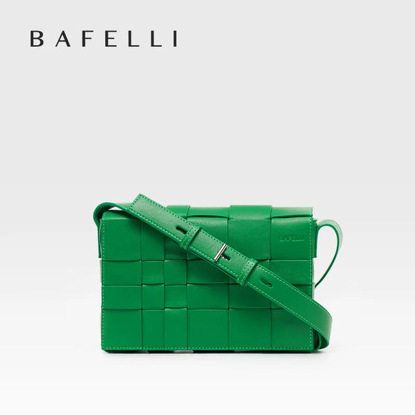 BAFELLI BORSA 2025 NUOVA TESSTA MODA DELLA GENUINE LEATHER BORSA SCATOLA DELLA Spalla CROSSBODIA BORSA DONNA MARCA DI LUSSO FEMALE CLASSICALE