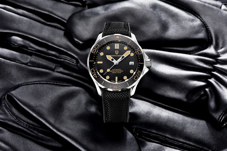 Orologi da uomo PAGANI DESIGN, orologio meccanico automatico di lusso, orologio da uomo resistente all'acqua, vetro zaffiro AR, orologio leggero, spedizione locale UE