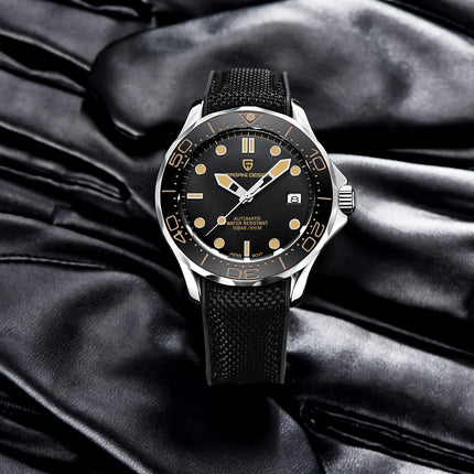 Orologi da uomo PAGANI DESIGN, orologio meccanico automatico di lusso, orologio da uomo resistente all'acqua, vetro zaffiro AR, orologio leggero, spedizione locale UE